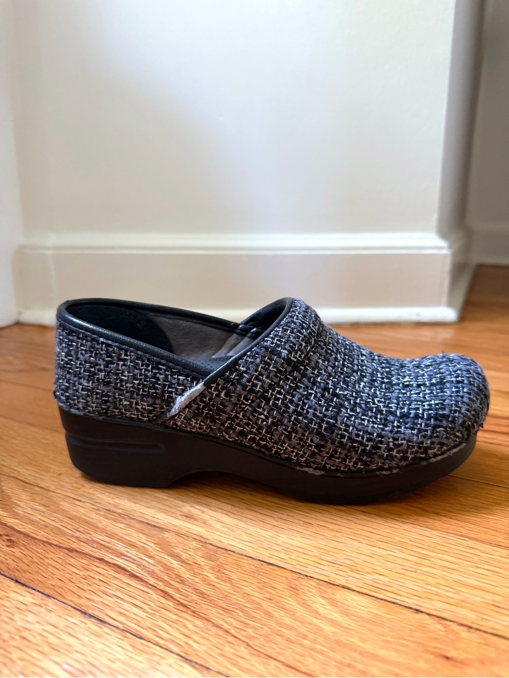 Dansko Vegan Pro Chenille Women's Clogs Tweed Slip-On Shoes Size EU 37 | 6.7, 7